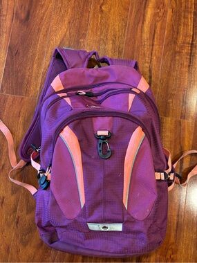High Sierra Kids Backpack Purple with Pink Accents